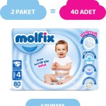 Molfix Nappies Size 4 Maxi Offer Pack 80 Pieces